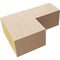 Ekena Millwork 2"W x 6"D x 4"H Classic Chapel Hill Rough Cedar Woodgrain TimberThane Corbel, Primed Tan CORUR02X06X04CHPRCPR - alternate 6